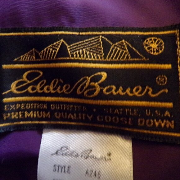 Eddie Bauer Vintage Made in USA Women's Goose Down Hooded Expedition Parka - M - Picture 10 of 12
